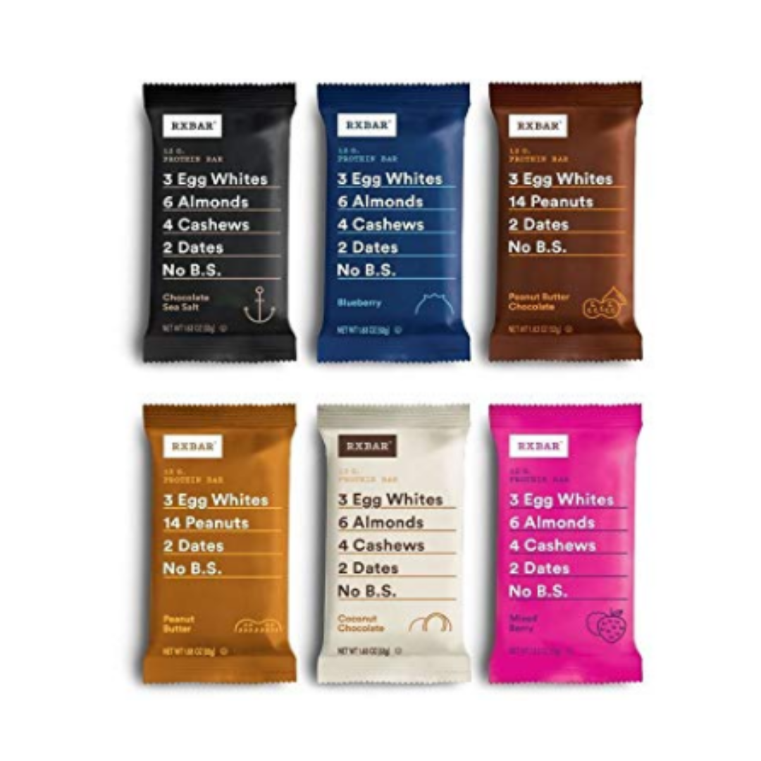 RXBAR, Variety Pack, Protein Bar, High Protein Snack, Gluten Free, 1.83 Oz - Pack of 12