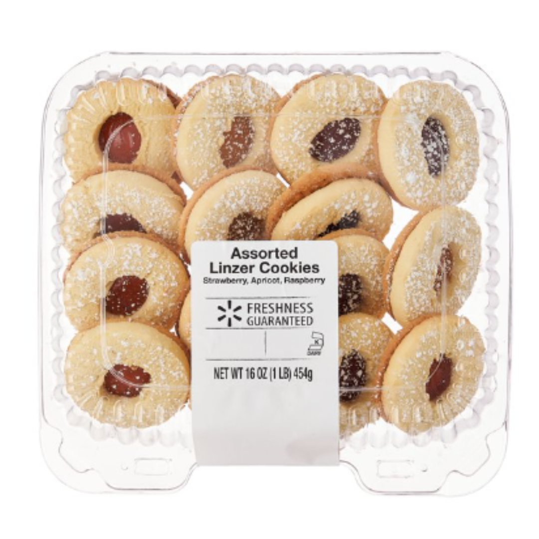 Freshness Guaranteed Assorted Linzer Cookies, 16 Ounce