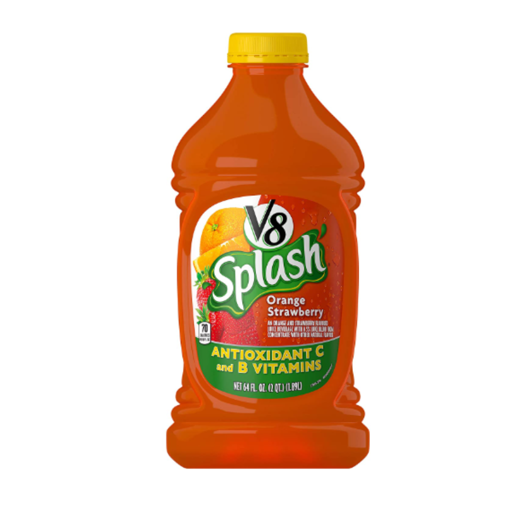V8 Splash Orange Strawberry, 64 Ounce - Pack of 1