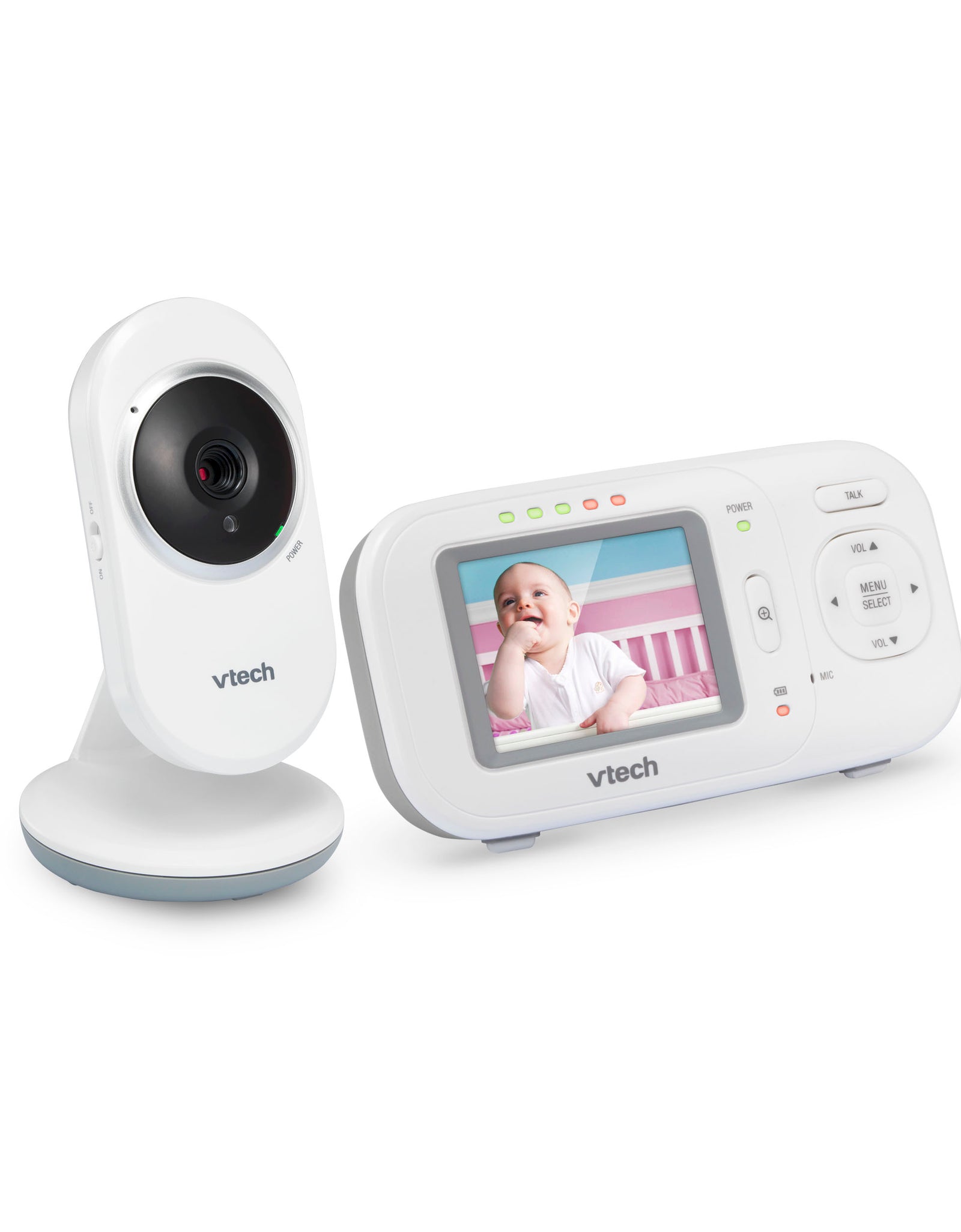 VTech 2.4" Digital Video Baby Monitor with Full-Color and Automatic Night Vision