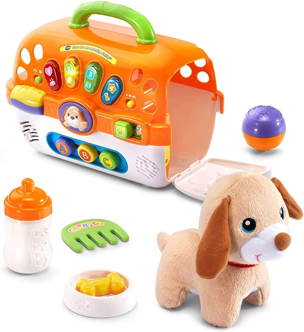 VTech Care for Me Learning Carrier, Orange - Features 100+ songs, melodies, sounds and phrases