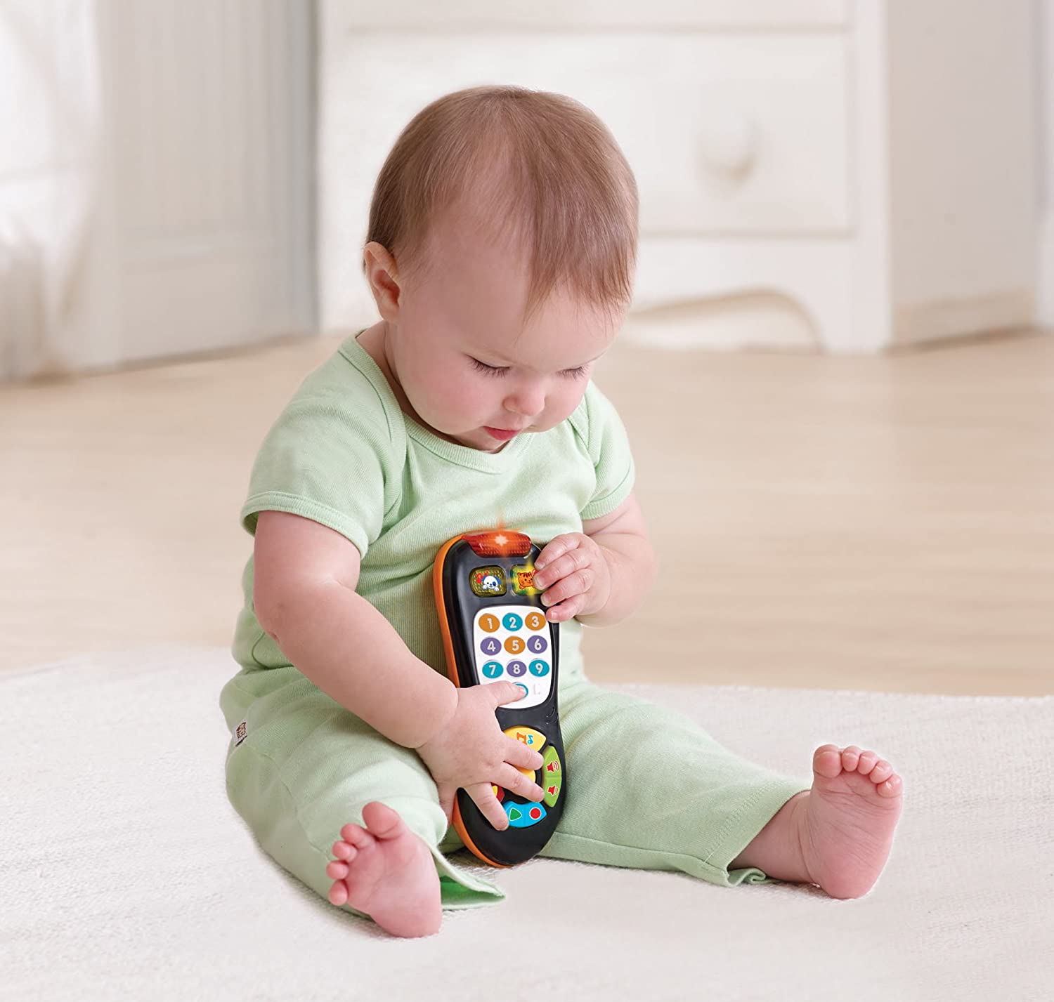 VTech Click and Count Remote, Black - for Ages 6 to 36 Months