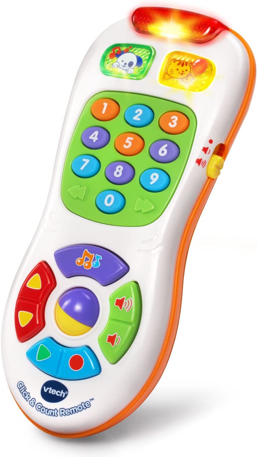 VTech Click and Count Remote, White - for Ages 6 to 36 Months