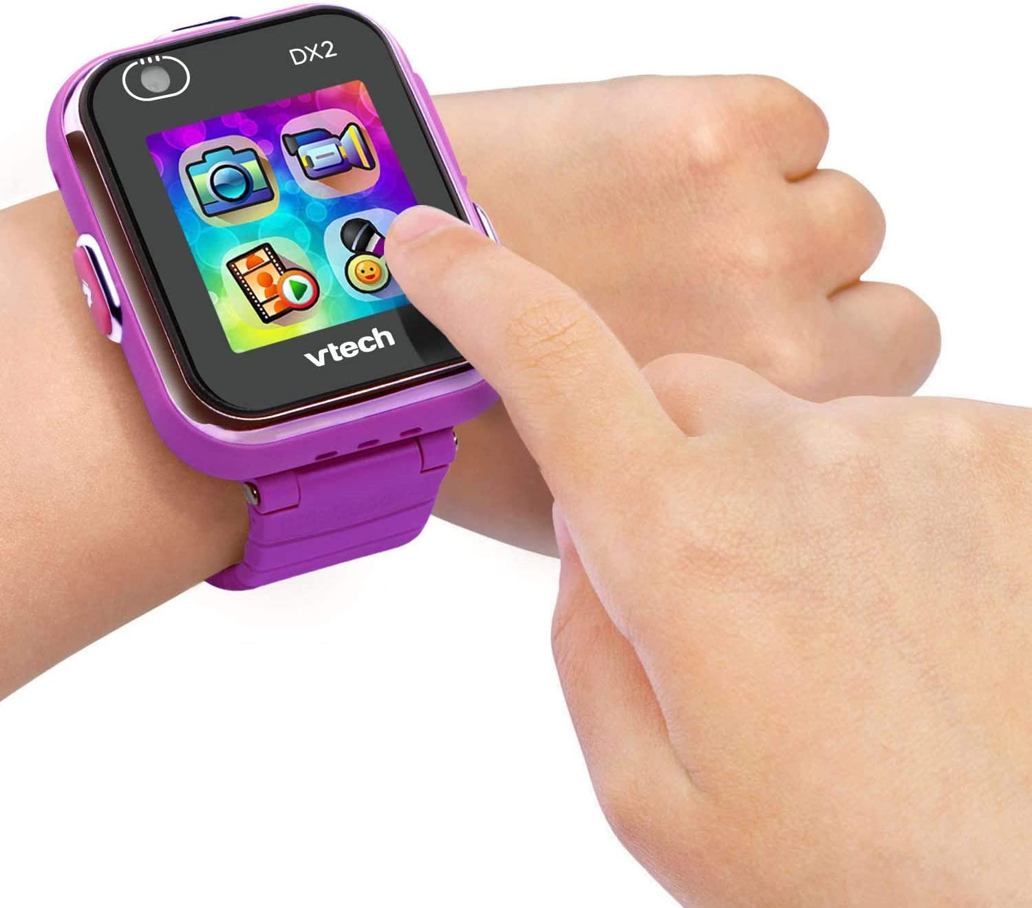 VTech KidiZoom Smartwatch DX2, Purple - Stylish, Kid-Friendly Design