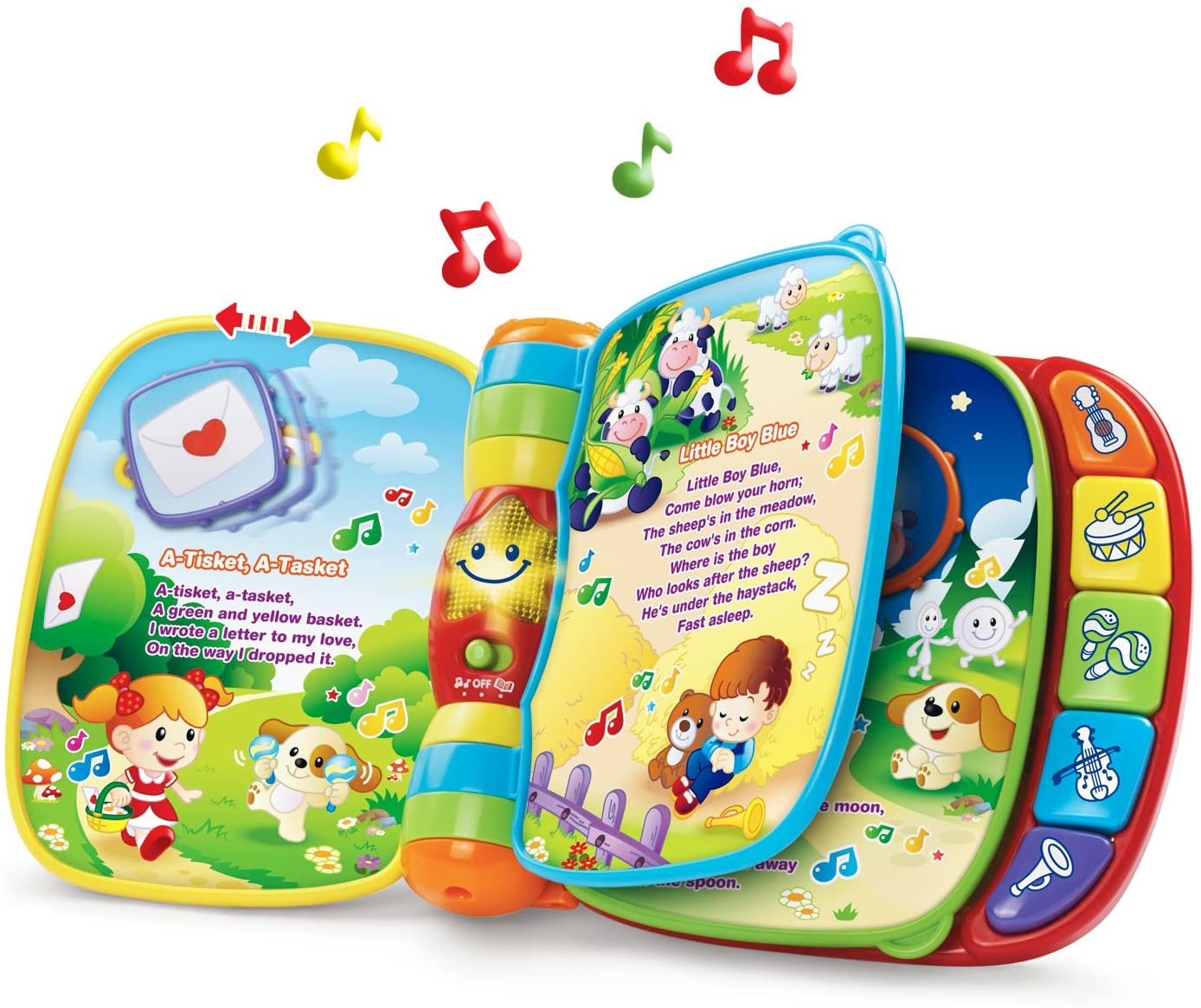 VTech Musical Rhymes Book, Red -  Classic Nursery Rhymes