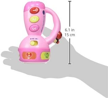 VTech Spin and Learn Color Flashlight, Pink - for Infants and Toddlers Ages 1 to 3 Years