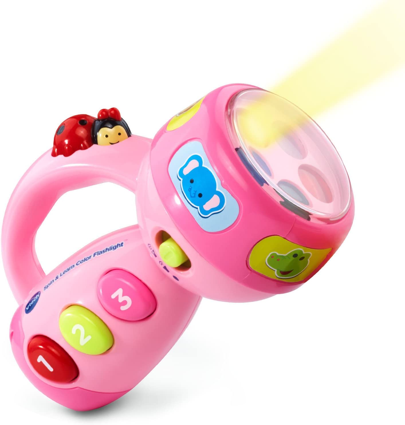 VTech Spin and Learn Color Flashlight, Pink and Pull and Sing Puppy