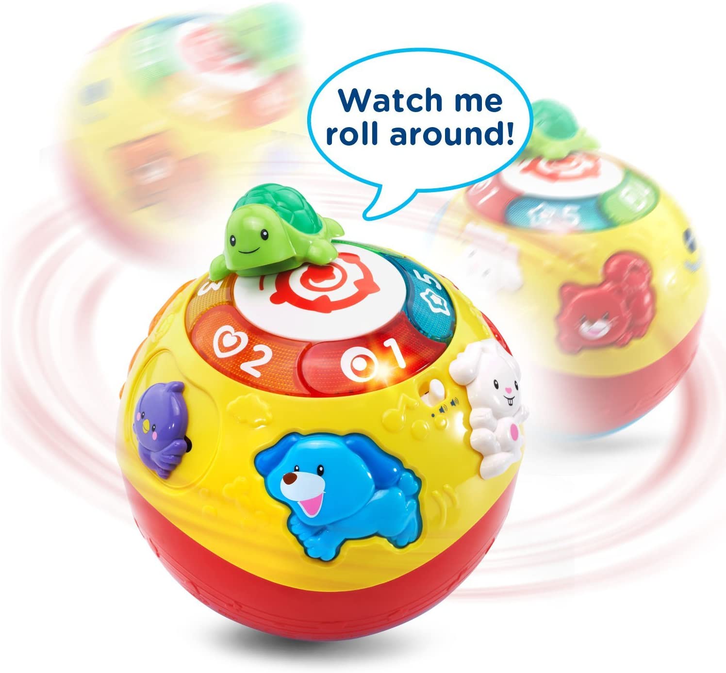 VTech Wiggle and Crawl Ball, Multicolor - with The Animal Friends