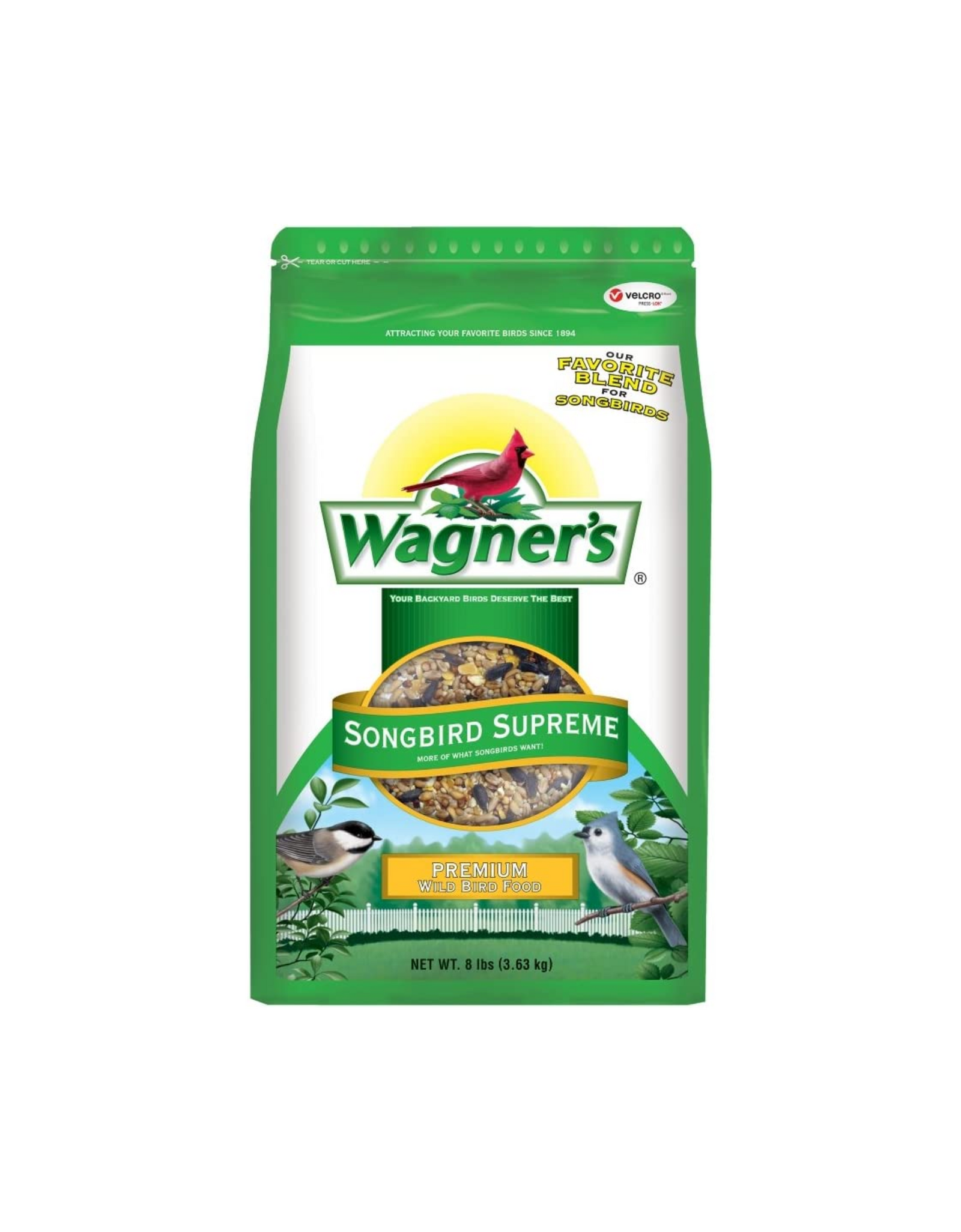 Wagner's 62042 Songbird Supreme, Premium Wild Bird Food, 8 lbs. bag
