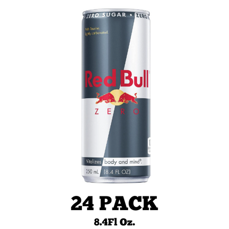 Red Bull Energy Drink, Total Zero, 12 Ounce - Pack of 24