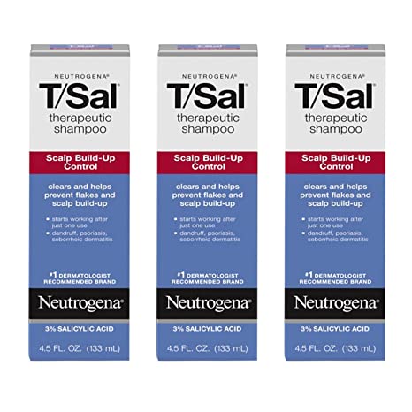 Neutrogena T/Sal Therapeutic Shampoo, Scalp Build-up Control 4.5 fl oz