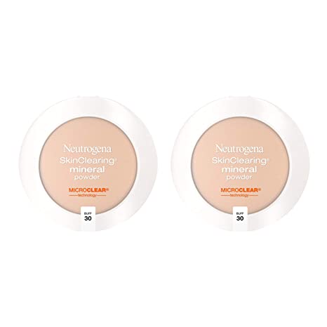 Neutrogena Skin Clearing Mineral Acne-Concealing Pressed Powder Compact, Shine-Free & Oil-Absorbing Makeup with Salicylic Acid to Cover, Treat, & Prevent Breakouts