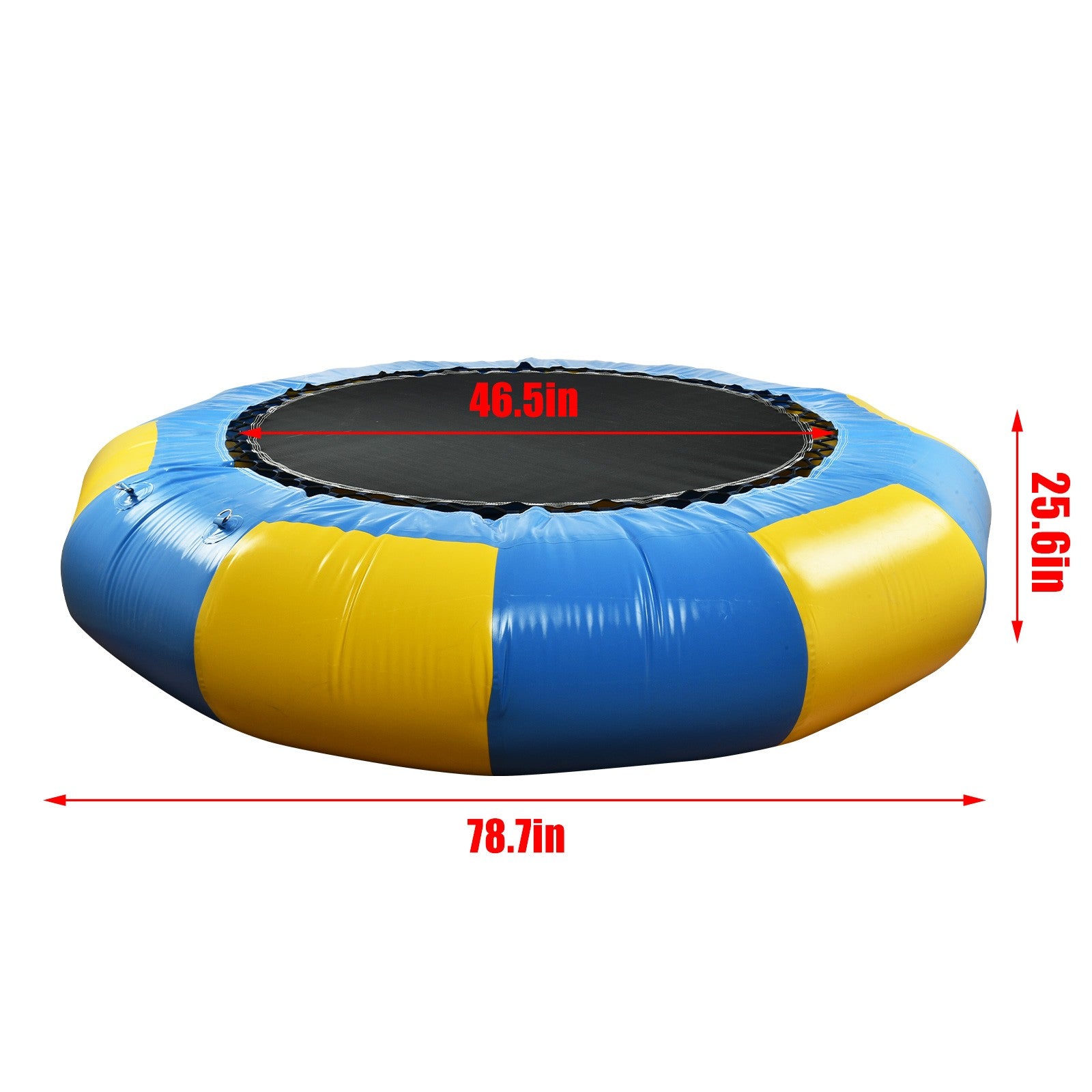 Summerella Bouncie, 6.5Ft Inflatable Trampoline Bounce Swim Platform For Water Sports