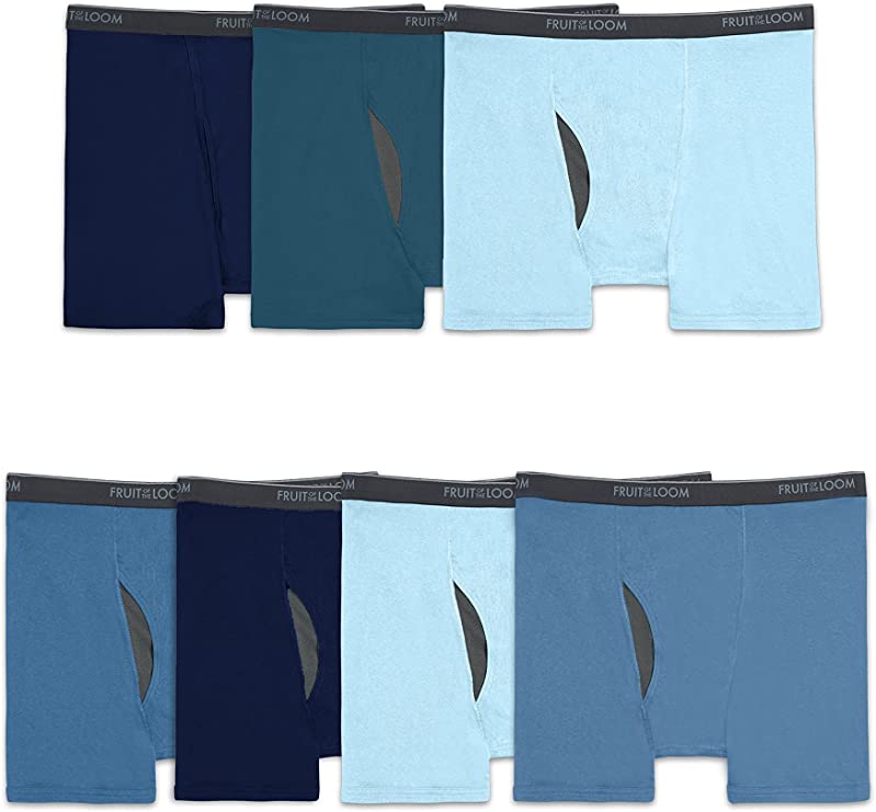 Fruit of the Loom Men's Coolzone Boxer Briefs (Assorted Colors), Big Man