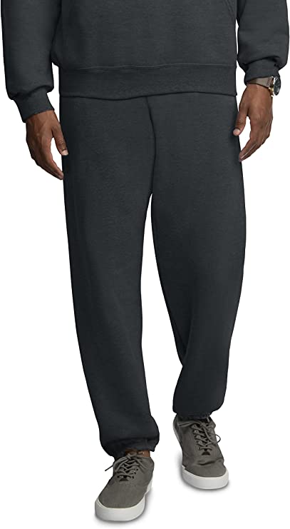 Fruit of the Loom Men's Eversoft Fleece Sweatpants & Joggers, Elastic Bottom