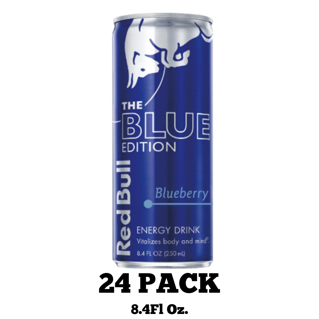 Red Bull, Blue Edition, Blueberry Energy Drink, 8.4 Ounce - 24 Pack