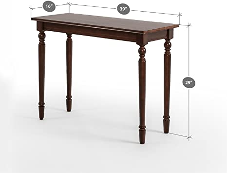 Zinus Zaalonge Bordeaux Wood Console Table / Entryway / Table