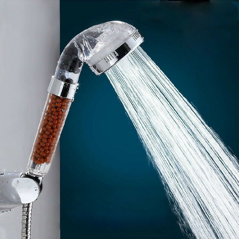 Filter Shower Head High Pressure, Mineral Balls Ionic Shower Head for Skin & Hair Health, Water Saving Shower Head