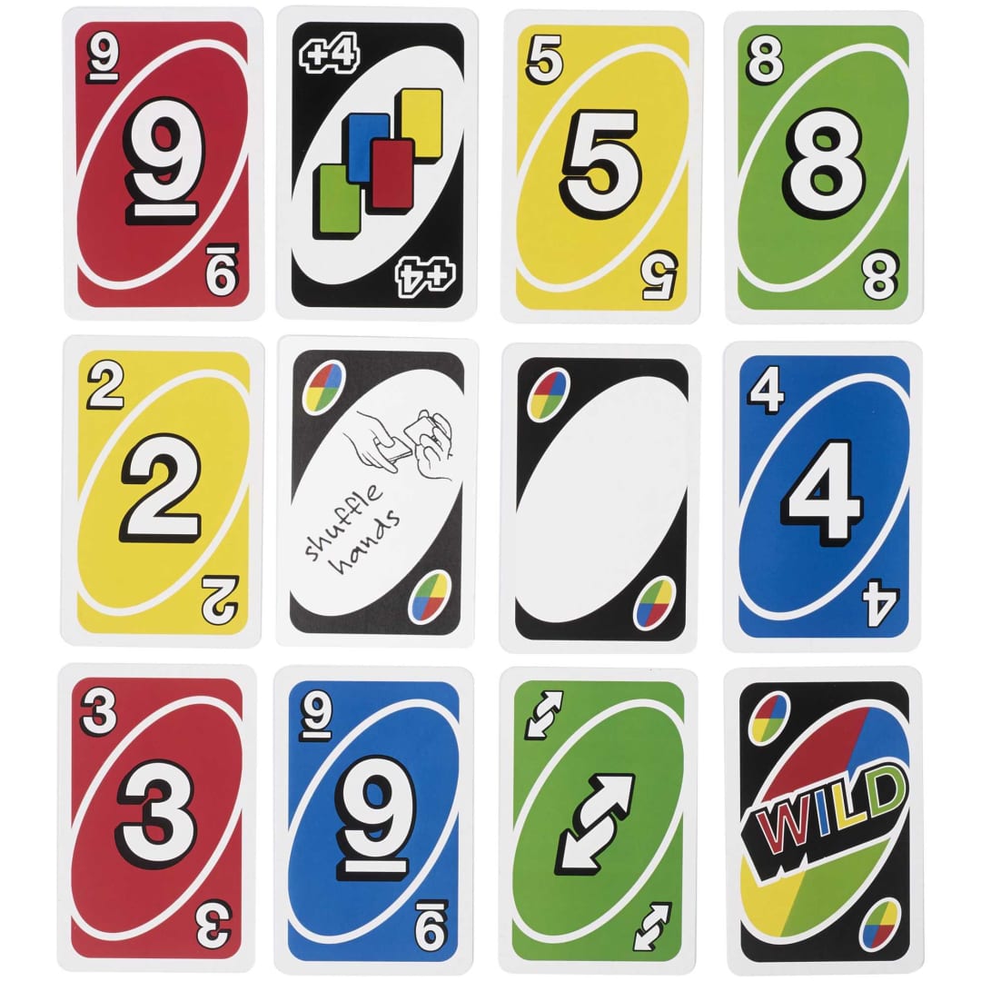 UNO Family Card Game, with 112 Cards in a Sturdy Storage Tin