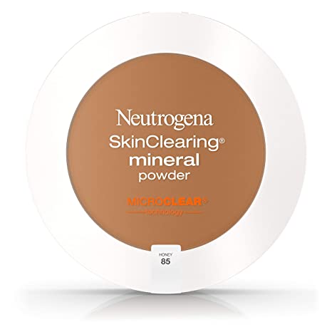 Neutrogena Skin Clearing Mineral Acne-Concealing Pressed Powder Compact, Shine-Free & Oil-Absorbing Makeup with Salicylic Acid to Cover, Treat, & Prevent Breakouts