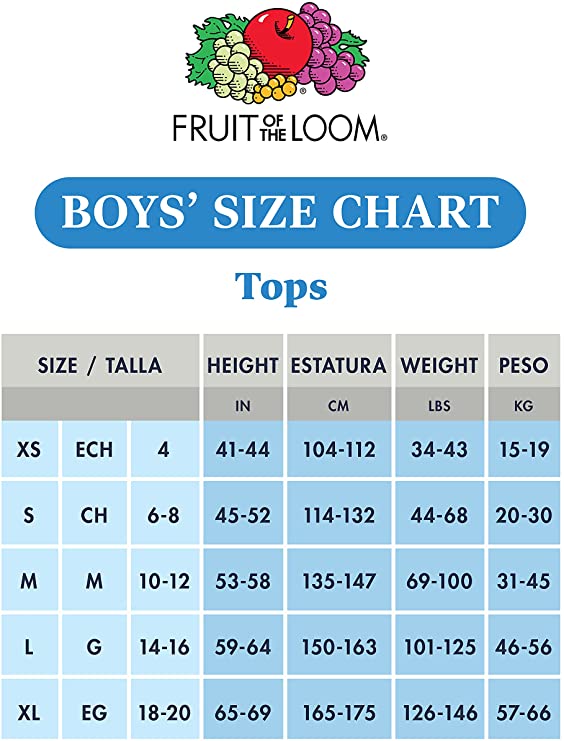 Fruit of the Loom Boys' Cotton Tank Top Undershirt (Multipack)