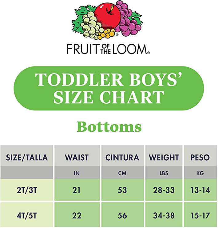 Fruit of the Loom Boys' Tag Free Cotton Boxer Briefs, Toddler & Husky