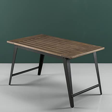 Zinus Donna Wood and Metal Dining Table