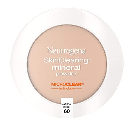 Neutrogena Skin Clearing Mineral Acne-Concealing Pressed Powder Compact, Shine-Free & Oil-Absorbing Makeup with Salicylic Acid to Cover, Treat, & Prevent Breakouts