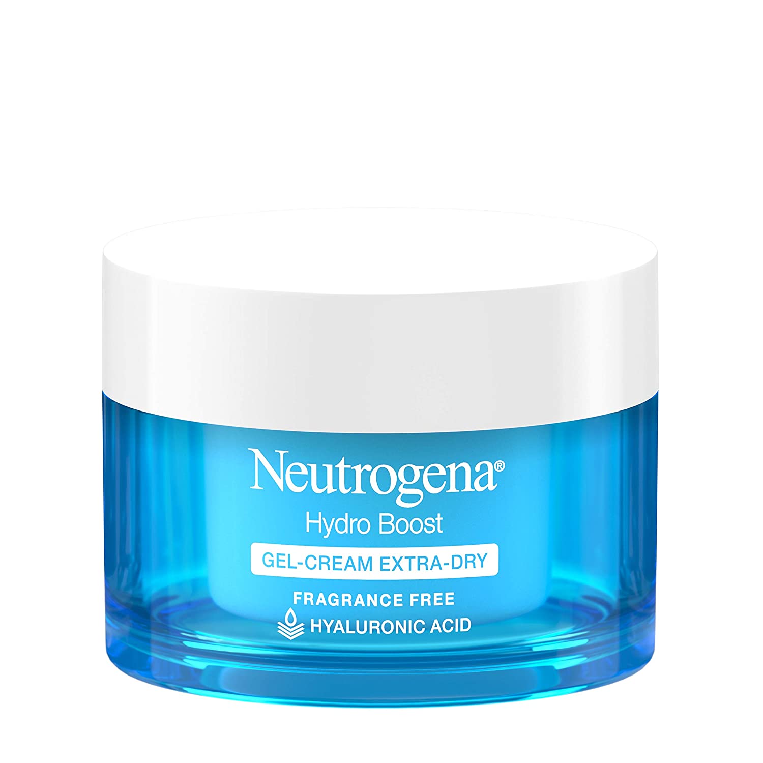 Neutrogena Hydro Boost Hyaluronic Acid Hydrating Face Moisturizer Gel-Cream to Hydrate and Smooth Extra-Dry Skin, 1.7 oz