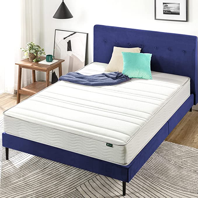 Zinus 8 Inch Foam and Spring Mattress / CertiPUR-US Certified Foams / Mattress-in-a-Box